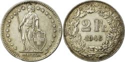 World Coins - Coin, Switzerland, 2 Francs, 1946, Bern, , Silver, KM:21