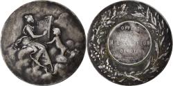 World Coins - France, Medal, M.L Loucheur, Député, Art Nouveau, Dupuis.D, , Silver
