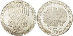 World Coins - Coin, GERMANY - FEDERAL REPUBLIC, 5 Mark, 1974, Stuttgart, Germany,