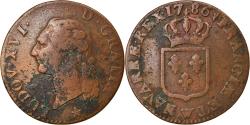 World Coins - Coin, France, Louis XVI, Sol ou sou, Sol, 1786, Lille, , Copper