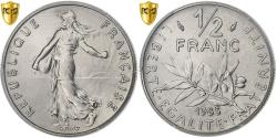 World Coins - France, 1/2 Franc, Semeuse, 1985, Paris, Nickel, PCGS, , Gadoury:429