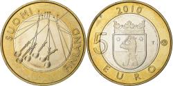 World Coins - Finland, 5 Euro, 2010, Vantaa, Bi-Metallic, , KM:156
