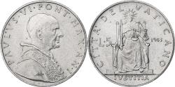 World Coins - Vatican, Paul VI, 5 Lire, 1963, Rome, BU, Aluminum, , KM:78