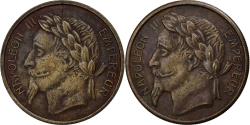 World Coins - France, Token, Napoléon III, Empereur, Brass,
