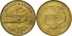 World Coins - France, Token, Collection Shell, Alcock and Brown, Bronze-Aluminium,