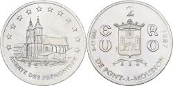 World Coins - France, 2 Euro, Pont-à-Mousson - Abbaye des Prémontrés, 1997,
