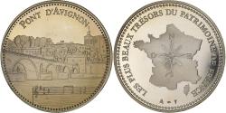 World Coins - France, Medal, Les plus beaux trésors du patrimoine de France, Pont d'Avignon