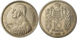 World Coins - Coin, Monaco, Louis II, 10 Francs, 1946, , Copper-nickel, KM:123