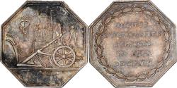 World Coins - France, Token, Société d'Agriculture, Sciences et Arts de Meaux, Silver
