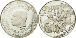 World Coins - Coin, Tunisia, Dinar, 1969, Franklin Center, PA, , Silver, KM:296