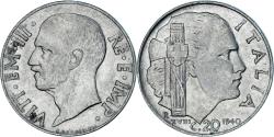 World Coins - Coin, Italy, 20 Centesimi, 1940, Rome, , Acmonital (ferritique), KM:75b