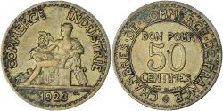 World Coins - Coin, France, Chambre de commerce, 50 Centimes, 1923, Paris,