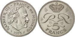 World Coins - Coin, Monaco, Rainier III, 5 Francs, 1975, , Copper-nickel, KM:150