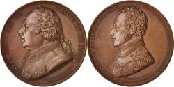 World Coins - France, Medal, Louis XVIII et le Duc d'Angoulême, History, 1819,