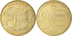World Coins - France, Token, Touristic token, Saint Claude, 2016, MDP, , Copper-nickel