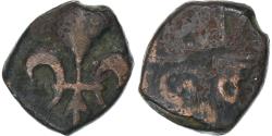 World Coins - French India, Louis XV, Doudou, n.d. (1715-1774), Pondicherry, Bronze,