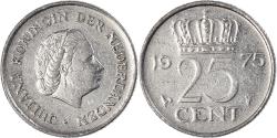 World Coins - Coin, Netherlands, 25 Cents, 1975