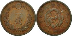World Coins - Coin, Japan, Mutsuhito, Sen, 1884, , Copper, KM:17.2