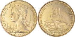 World Coins - Coin, FRENCH AFARS & ISSAS, 20 Francs, 1968, Paris, ESSAI,