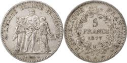 World Coins - Coin, France, Hercule, 5 Francs, 1877, Paris, , Silver, KM:820.1