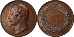 World Coins - France, Medal, Napoléon III, Concours Agricole de Bourg, 1859, Caqué,