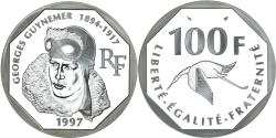 World Coins - Coin, France, 100 Francs, 1997, Monnaie de Paris, Guynemer.BE, , Silver