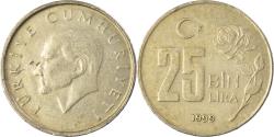World Coins - Coin, Turkey, 25000 Lira, 25 Bin Lira, 1999