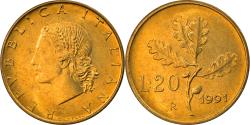 World Coins - Coin, Italy, 20 Lire, 1991, Rome, , Aluminum-Bronze, KM:97.2