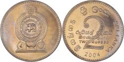 World Coins - Coin, Sri Lanka, 2 Rupees, 2004, , Copper-nickel, KM:147