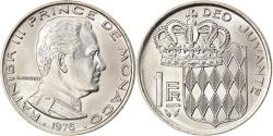 World Coins - Coin, Monaco, Rainier III, Franc, 1976, , Nickel, KM:140, Gadoury:MC