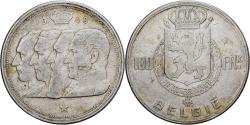 World Coins - Belgium, Régence Prince Charles, 100 Francs, 100 Frank, 1949, Brussels, Silver