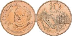 World Coins - Coin, France, Stendhal, 10 Francs, 1983, Paris, série FDC,