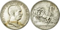 World Coins - Coin, Italy, Vittorio Emanuele III, Lira, 1917, Rome, , Silver, KM:57