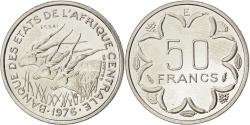 World Coins - Coin, Central African States, 50 Francs, 1976, Paris, , Nickel, KM:E8