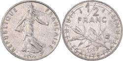 World Coins - Coin, France, Semeuse, 1/2 Franc, 1997, , Nickel, KM:931.2, Gadoury:429