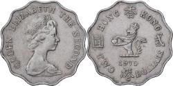 World Coins - Hong Kong, Elizabeth II, 2 Dollars, 1975, Copper-nickel, , KM:37