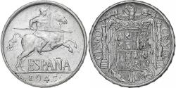 World Coins - Spain, 5 Centimos, 1945, Aluminum, , KM:765