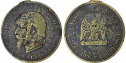 World Coins - France, Monnaie satirique, Napoléon III, Satirique, Bataille de Sedan