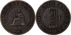 World Coins - French Indo-China, Cent, 1885, Paris, Bronze, , KM:1