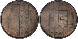 World Coins - Netherlands, 5 Cents, 1997