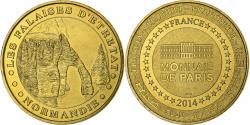 World Coins - France, Token, Etretat -  Les Falaises, 2014, Copper-nickel Aluminium, MDP