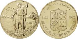 World Coins - France, Medal, 500th anniversary discovery of the new world, History, 1992