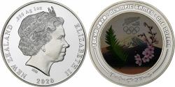 World Coins - New Zealand, Tokyo Olympic Games, 1 Dollar, 1 Oz, 2020, proof 1 Oz coloré