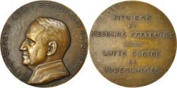 World Coins - France, Medal, Professeur Léon Bernard, Lutte contre la Tuberculose, 1935