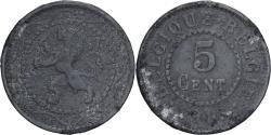World Coins - Coin, Belgium, 5 Centimes, 1916, , Zinc, KM:80