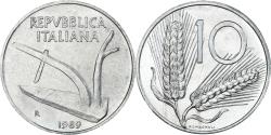 World Coins - Coin, Italy, 10 Lire, 1989, Rome, , Aluminum, KM:93