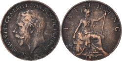 World Coins - Coin, Great Britain, Farthing, 1917
