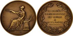 World Coins - France, Medal, La Société Industrielle de Reims, Business & industry, Brenet