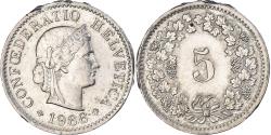 World Coins - Coin, Switzerland, 5 Rappen, 1966