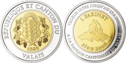World Coins - Coin, Switzerland, République et Canton du Valais, 1 Farinet, 1999,